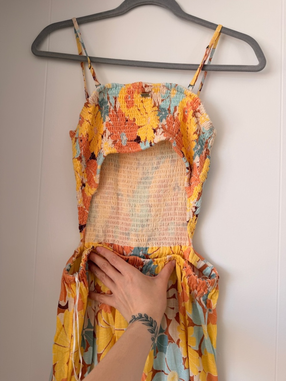 RipCurl sunrise session floral strapless sundress - Picture 7 of 12